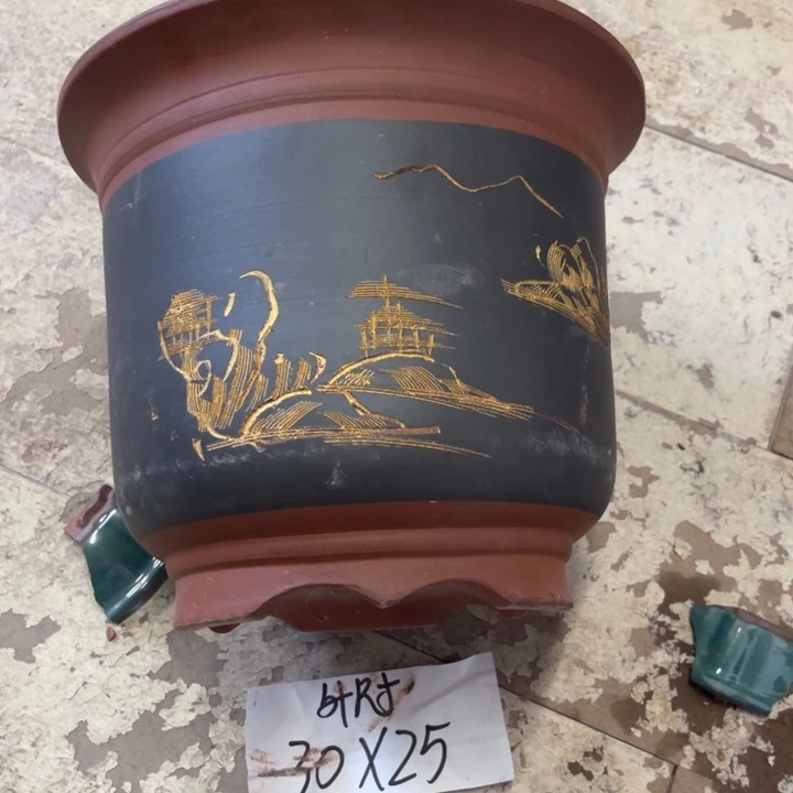 紫砂花盆破损包赔