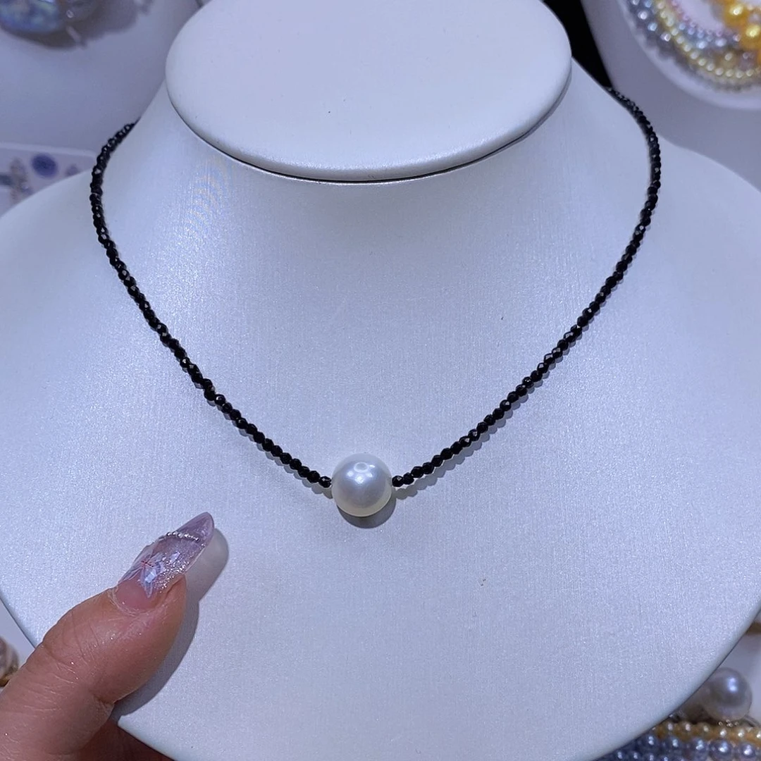 淡水珍珠合金颈饰