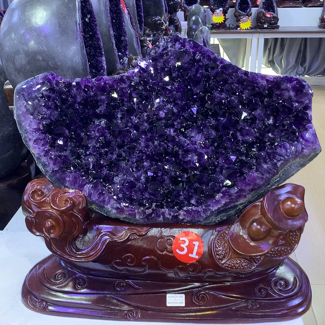 未镶嵌大型摆件（非配饰）紫晶