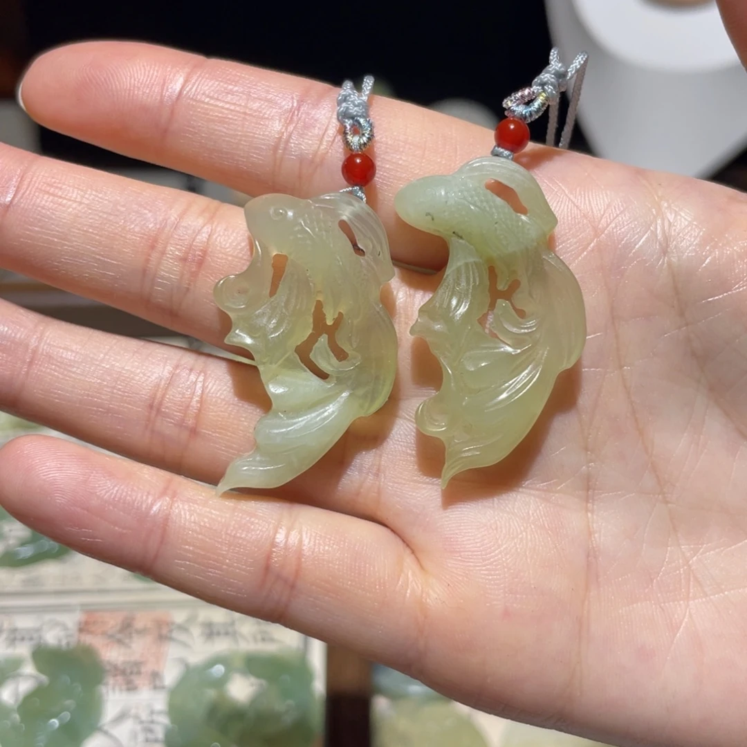 岫玉未镶嵌颈饰颈饰12