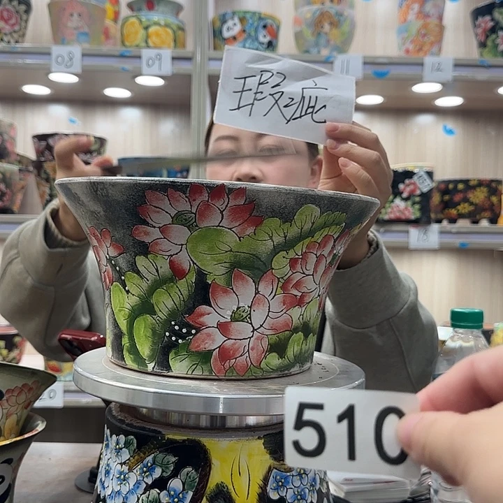 紫砂花盆瑕疵瑕疵510