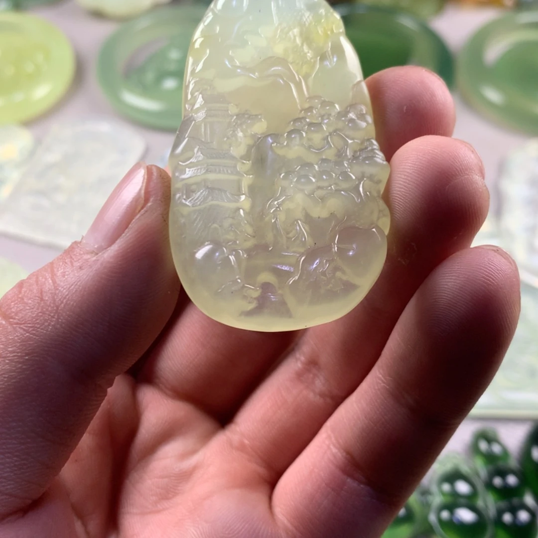 【闪购商品】蛇纹石玉岫玉未镶嵌