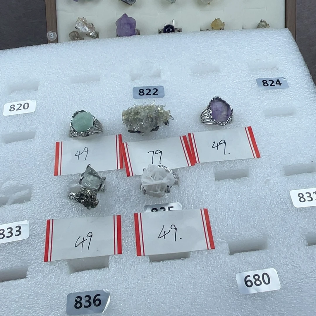 阵***啊大理石纯铜戒指耳钉