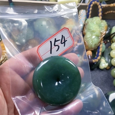 未镶嵌蛇纹石玉手链