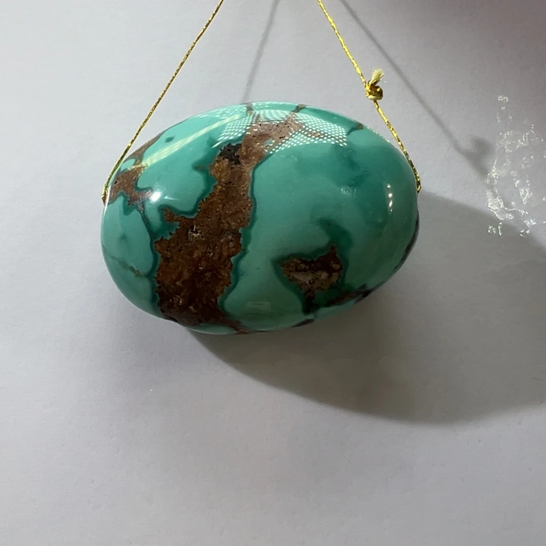 绿松石未镶嵌挂件