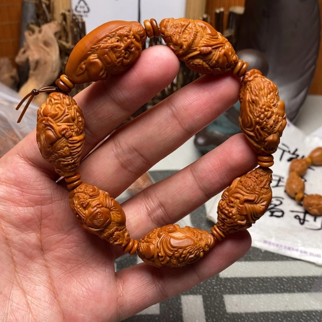 橄榄核手串/手链橄榄核雕刻工艺品宇