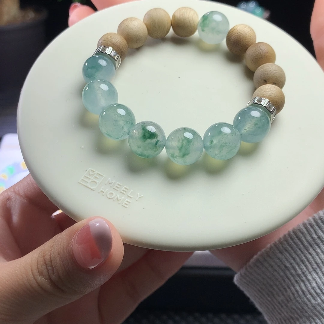 翡翠未镶嵌手链卡11.8半壁江山图