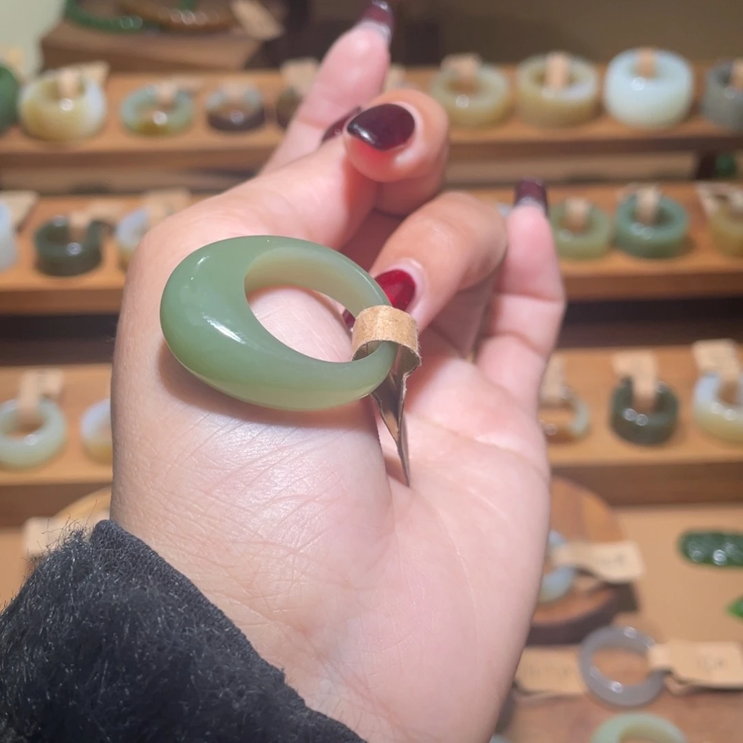 和田玉戒指未镶嵌19.2