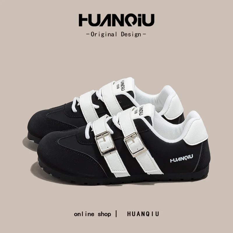 环球潮流魔术贴德训鞋2025早秋高颜值时尚休闲鞋校园百搭鞋HC295