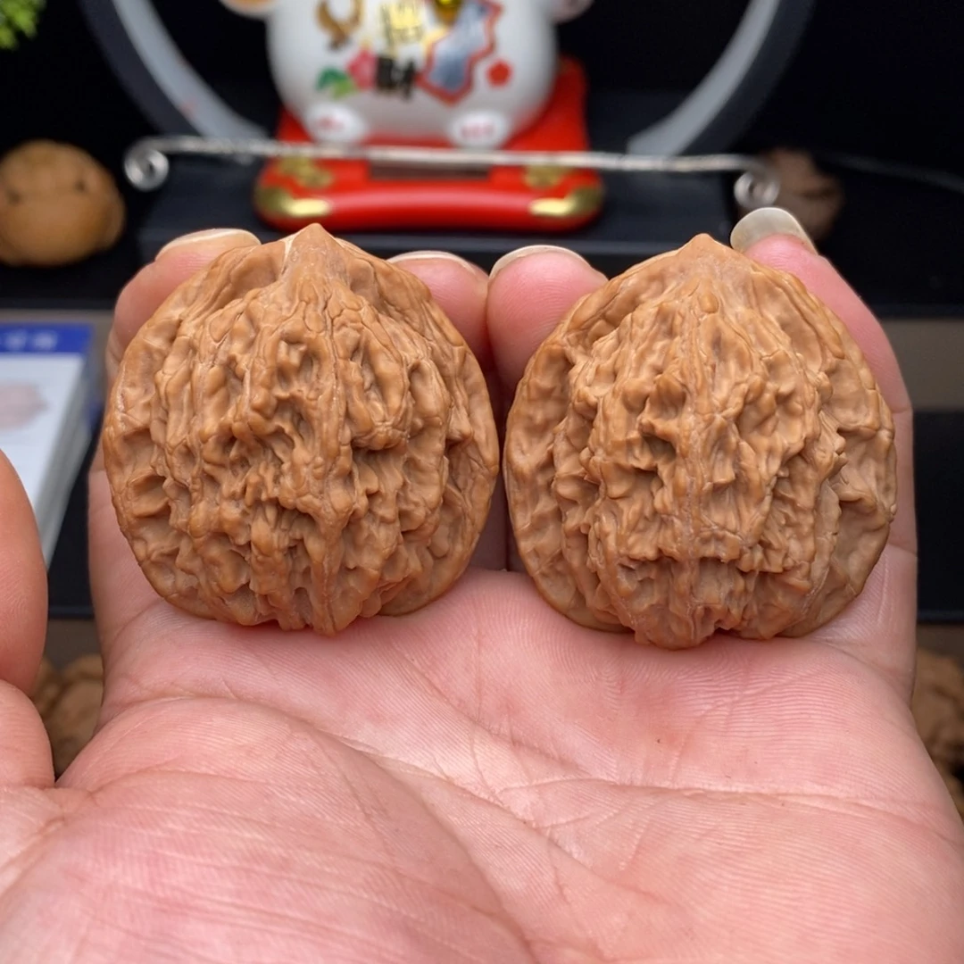 文玩核桃把件43麦虎