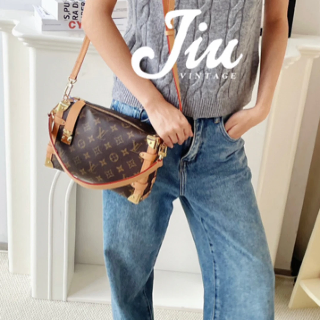 99新 LouisVuitton/路易威登 谷爱凌老花中号盒子JM7-3566
