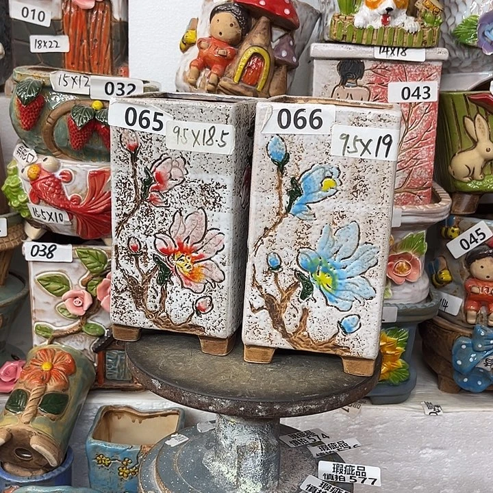 粗陶材质多肉花盆