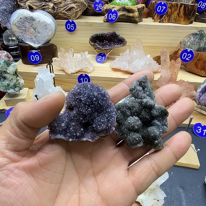 石材天然水晶摆件