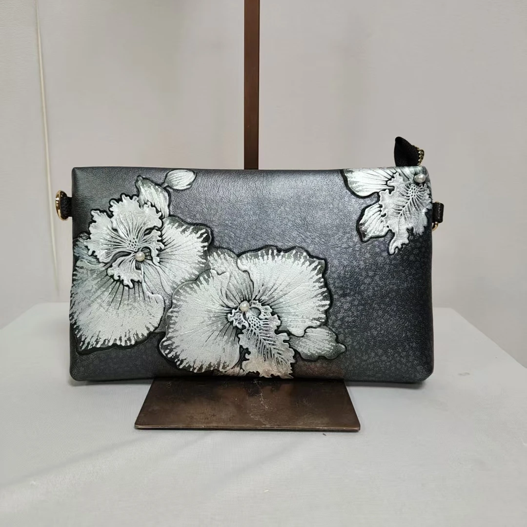 民族风斜跨手拿钱包