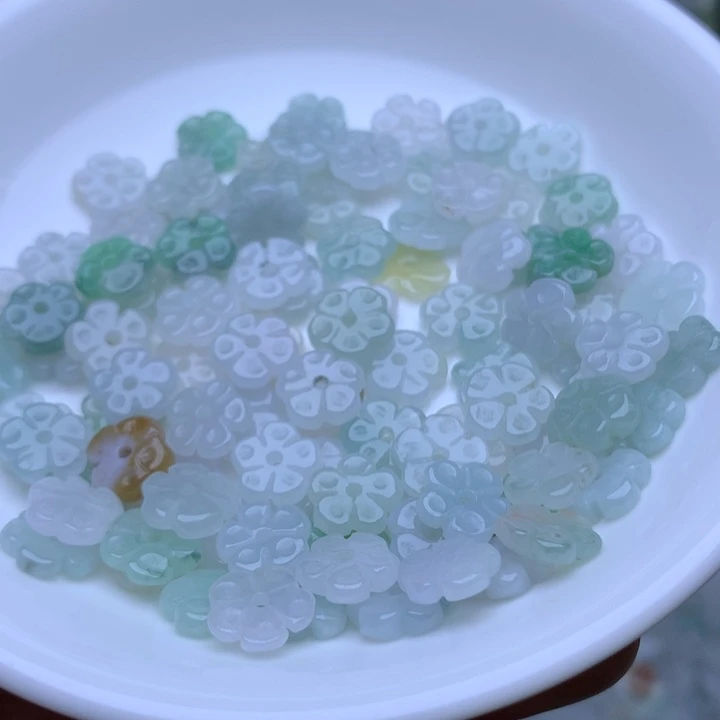 散珠翡翠卡9冰五瓣花20个