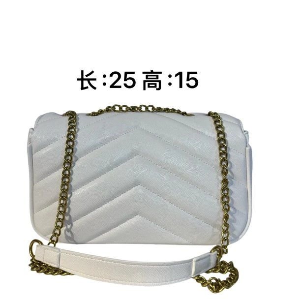 【Y613】Y家LUOLUO中号新款时尚链条小方包单肩斜挎百搭腋下包