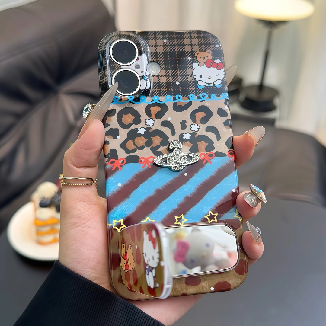 立体星球KT支架适用苹果16手机壳iPhone15小米14vivoppo华为p70潮