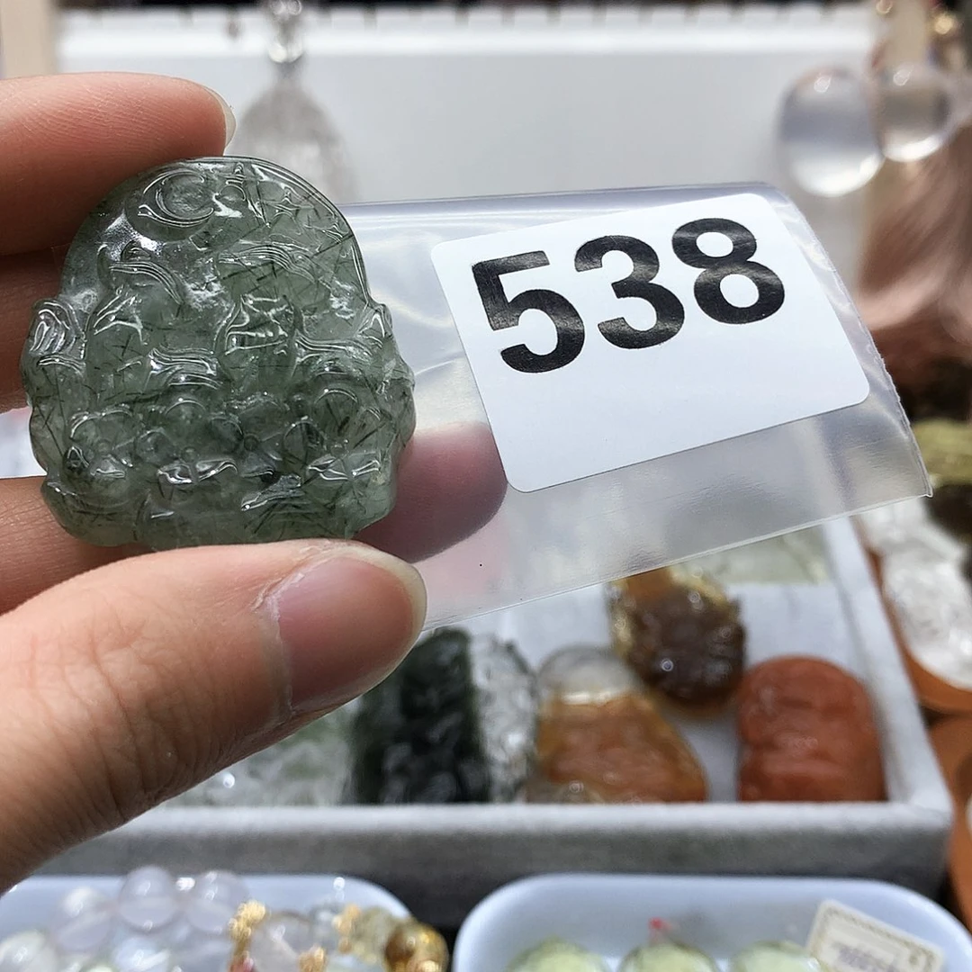 水晶颈饰未镶嵌吊坠