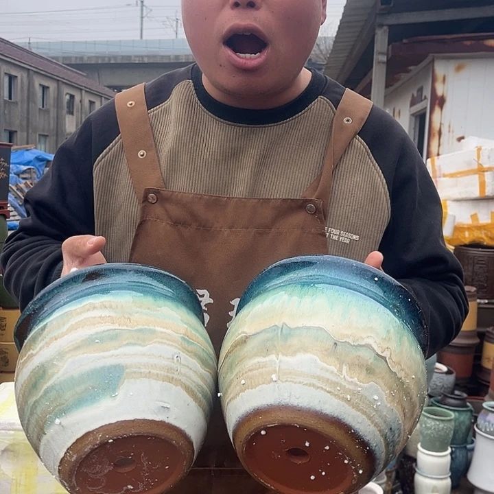 紫砂紫砂花盆盆栽