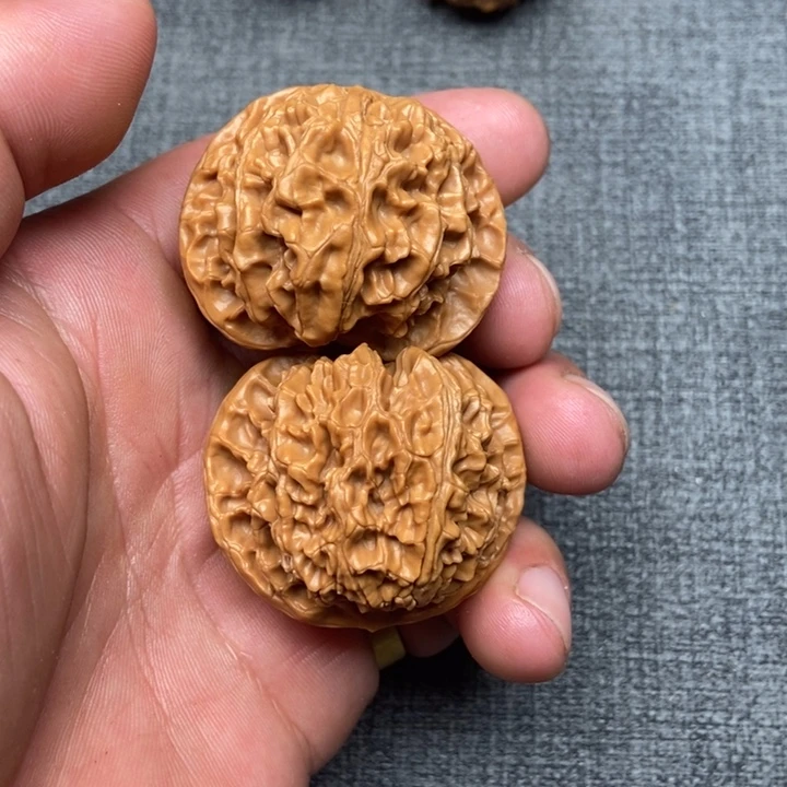 把件文玩核桃幸**杨苹果园暖阳