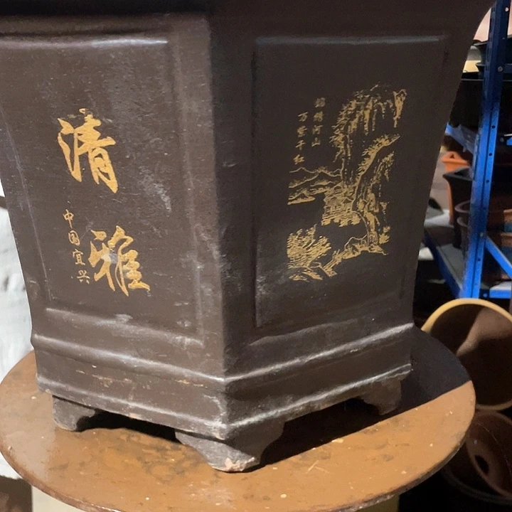 黑色清雅六方大号