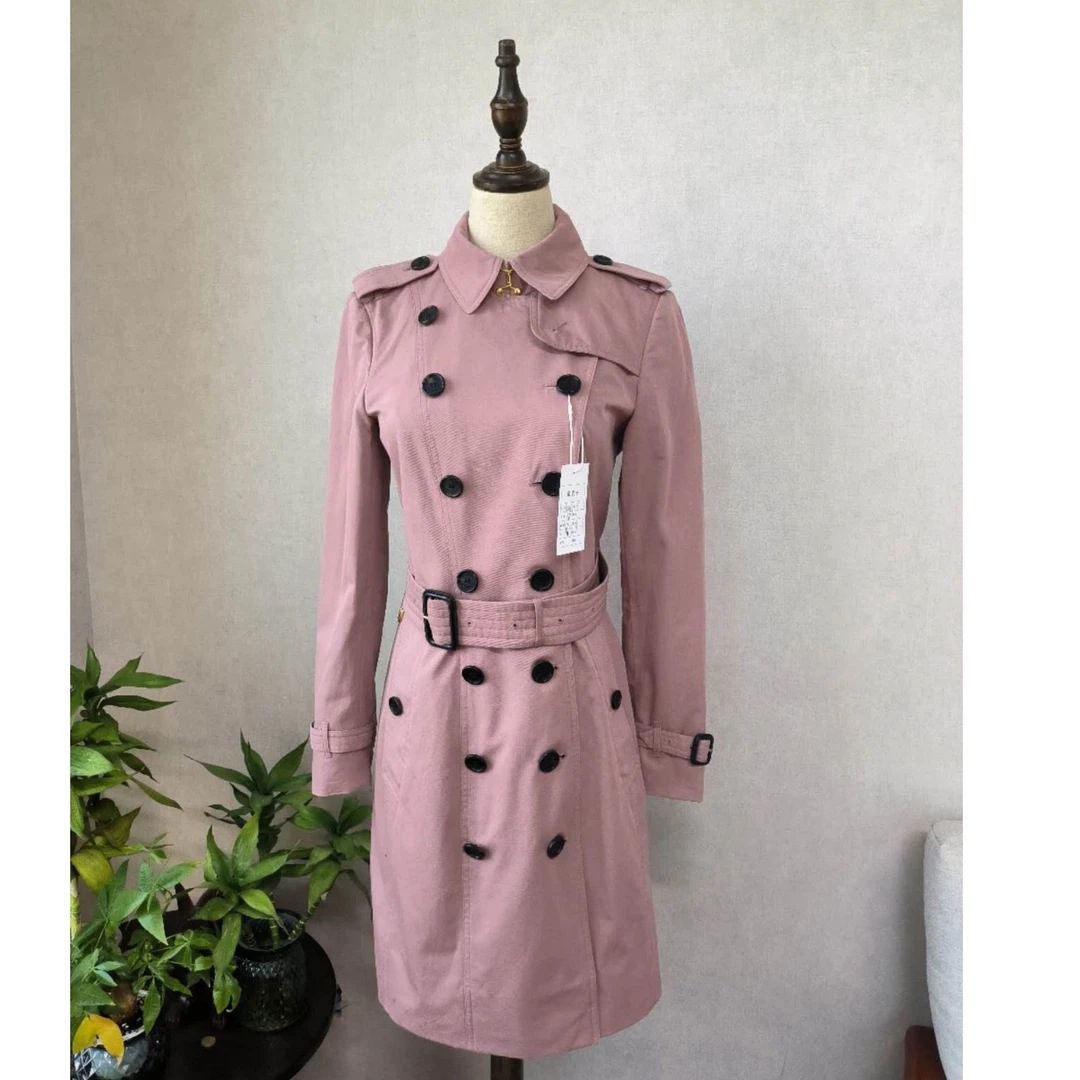 99新 BURBERRY/博柏利 海囤k/巴宝莉风衣/uk6码/qc165207