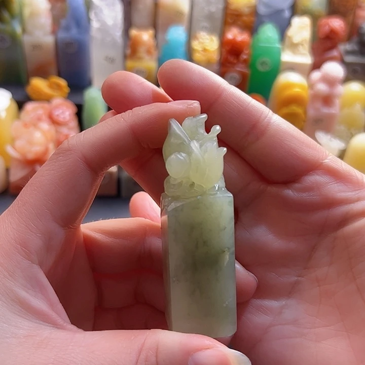 辽宁石印石手工定制2厘米，玫瑰，包刻字