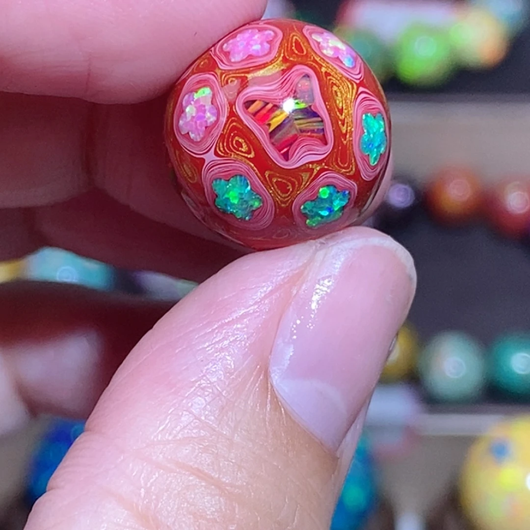 大漆珠1.5蝶恋花千层