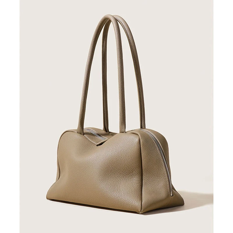 法国TOUCH MISS设计师款时尚托特包女新款真皮大容量单肩手提包包