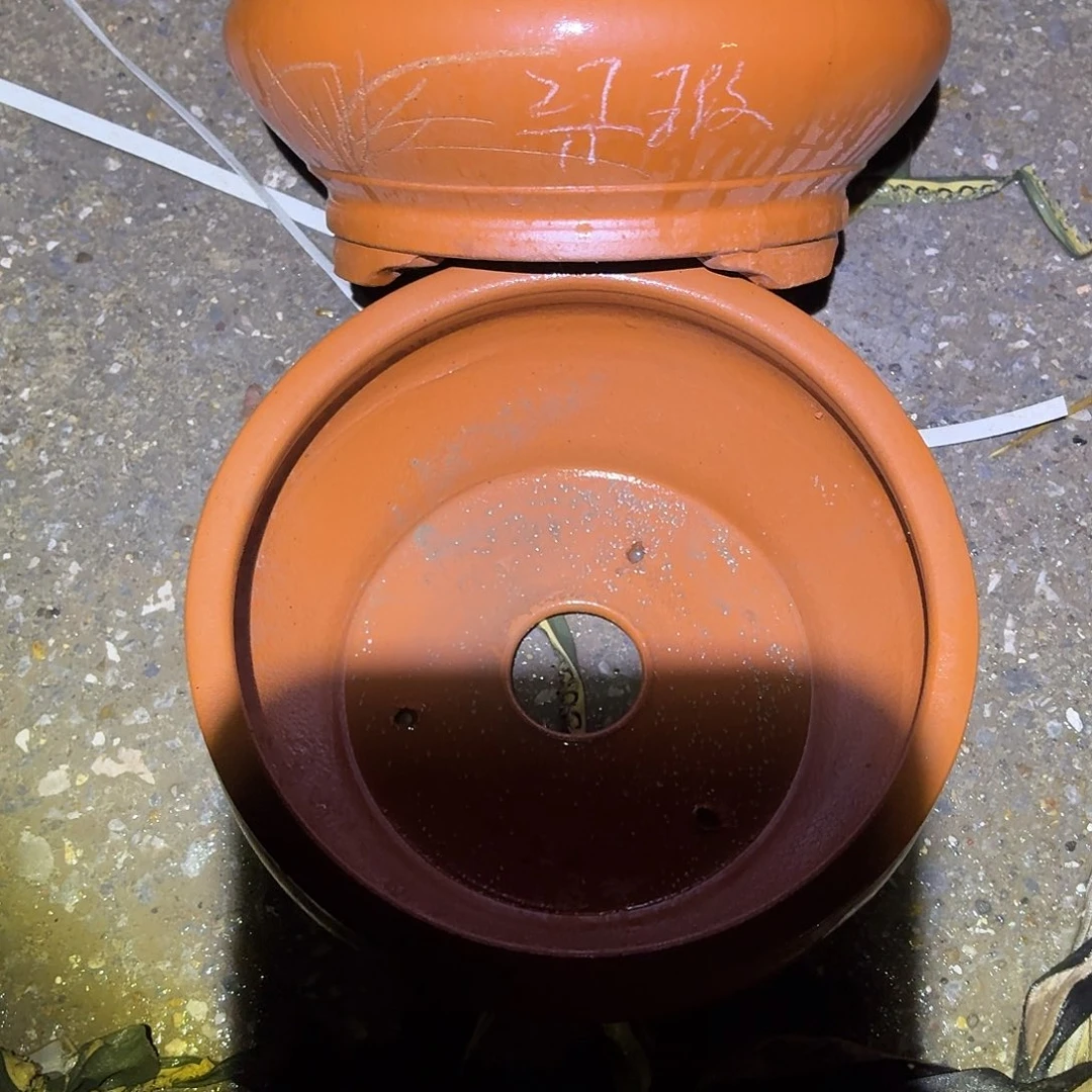 宜兴紫砂花盆，现货发