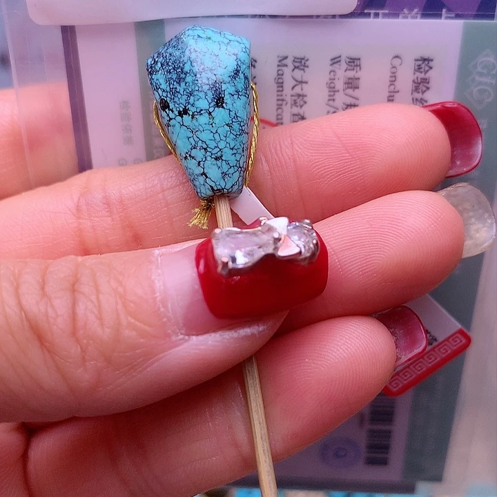 绿松石珠宝奇石未镶嵌