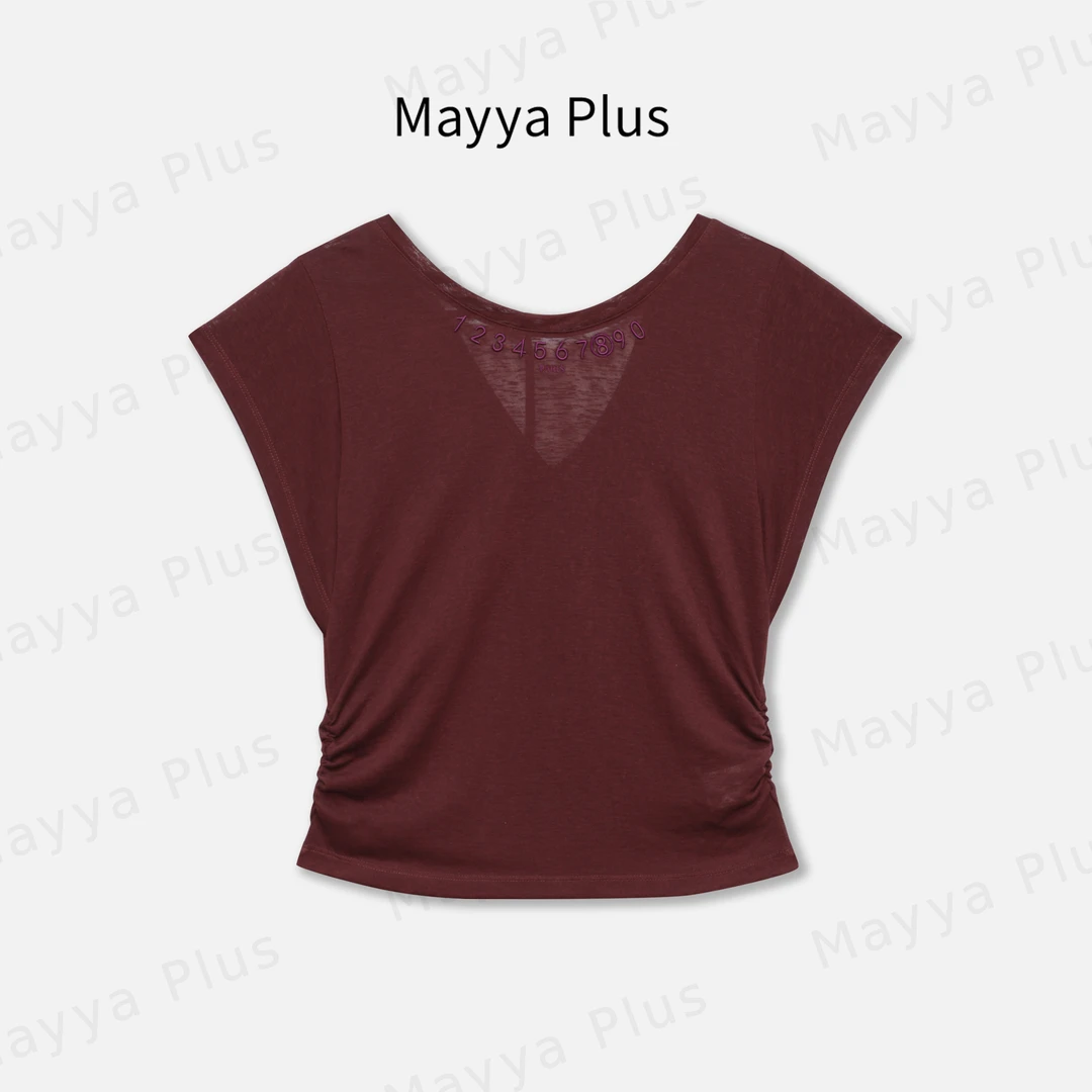 【朱丽叶】Mayya Plus麦芽定制轻奢气质显瘦百搭款针织上衣32428159