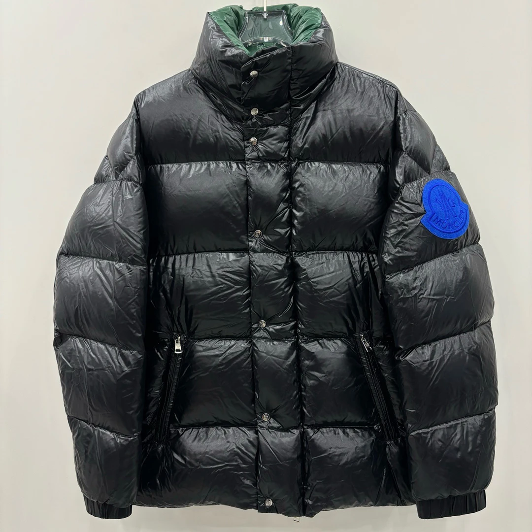 Moncler 盟可睐/Dervaux1952植绒大logo羽绒服/4码/99新/编号6877