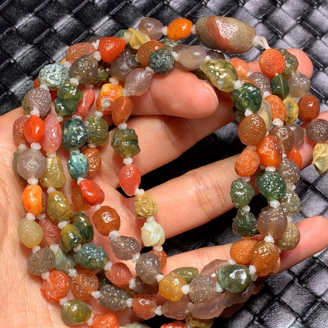 未镶嵌玛瑙/玉髓珠宝半成品