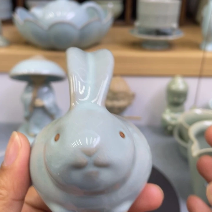 杯子微瑕天青萌兔