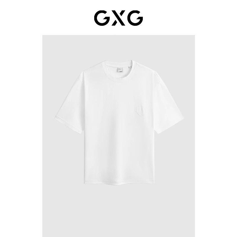 GXG男装多色圆领T恤24年夏季款G24X442044
