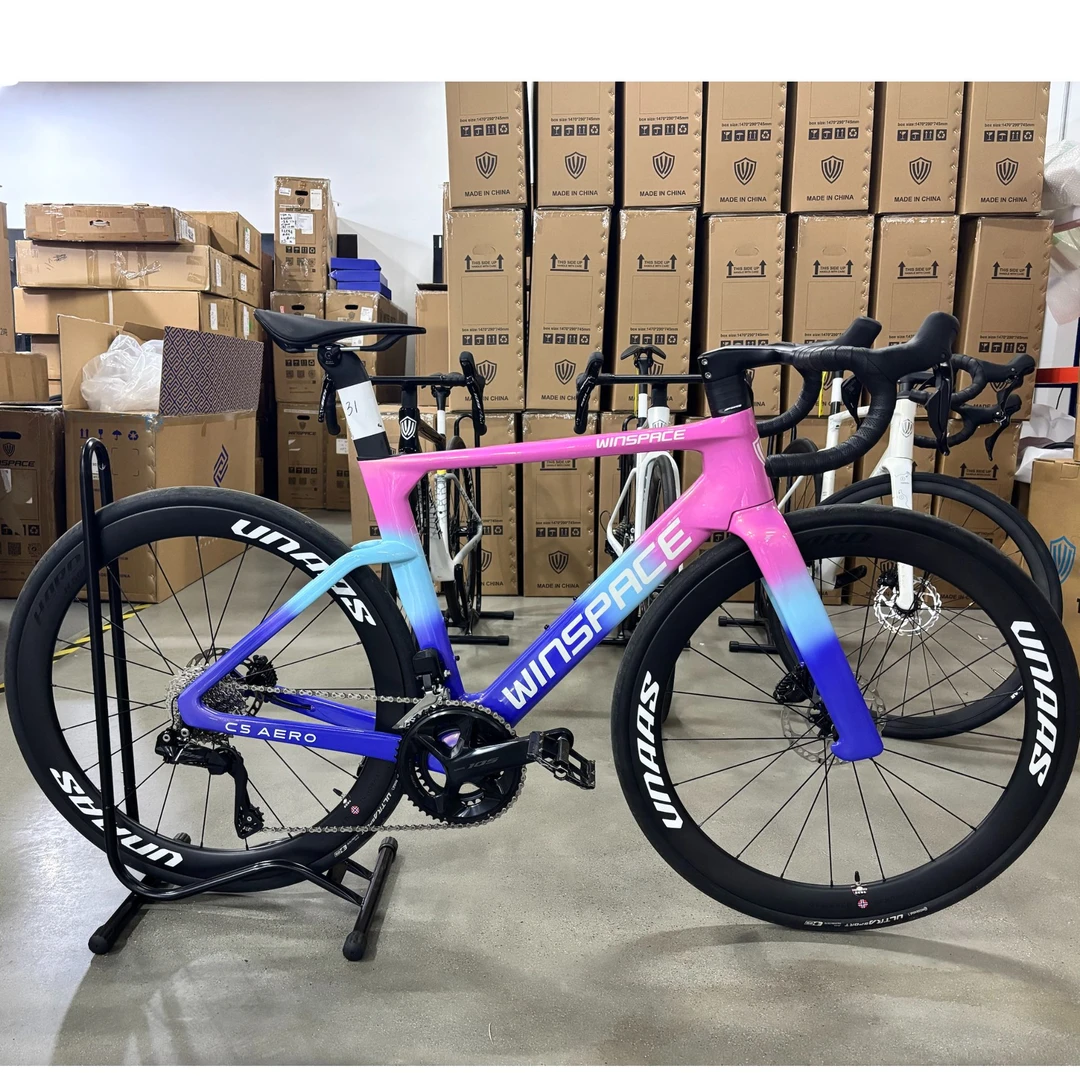 C5-2M码 全碳电变尤纳斯HARD50框高 7170电变 一体把