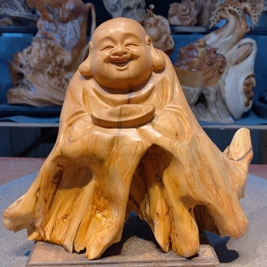 柏木（崖柏）根雕摆件