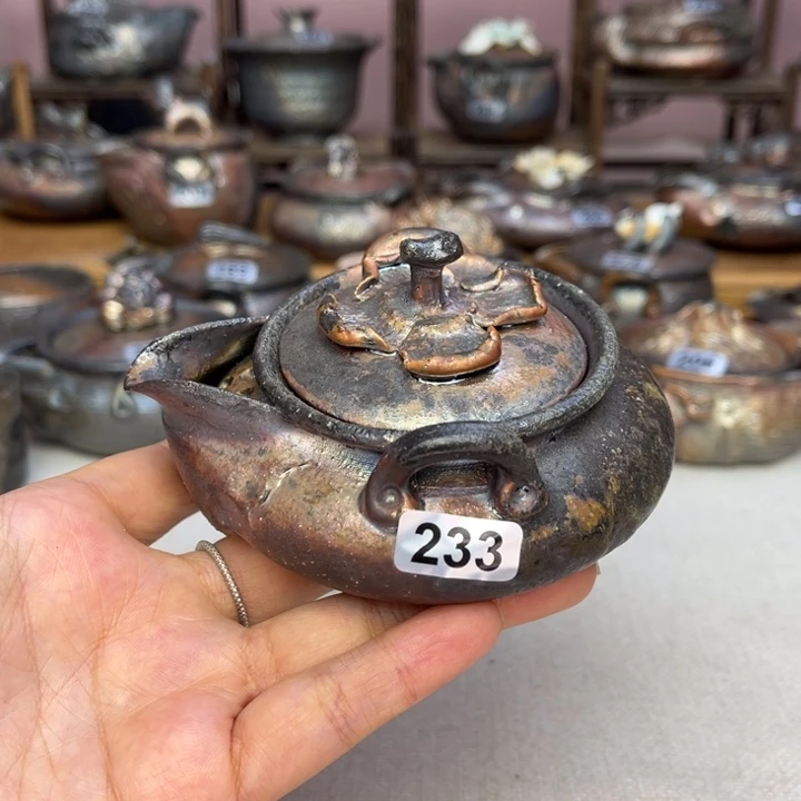 壶裸柴烧陶瓷茶具