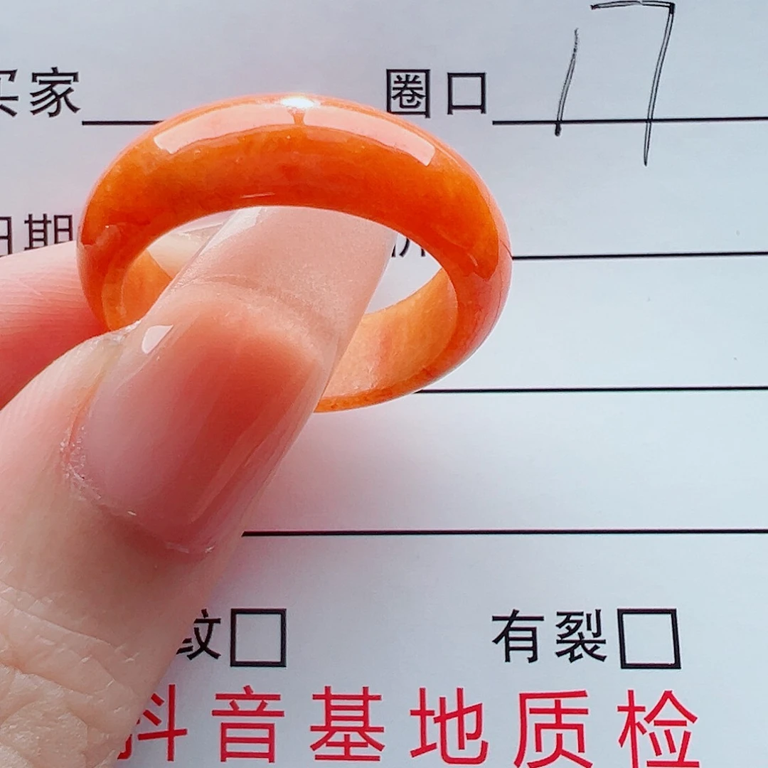 未镶嵌戒指翡翠戒圈