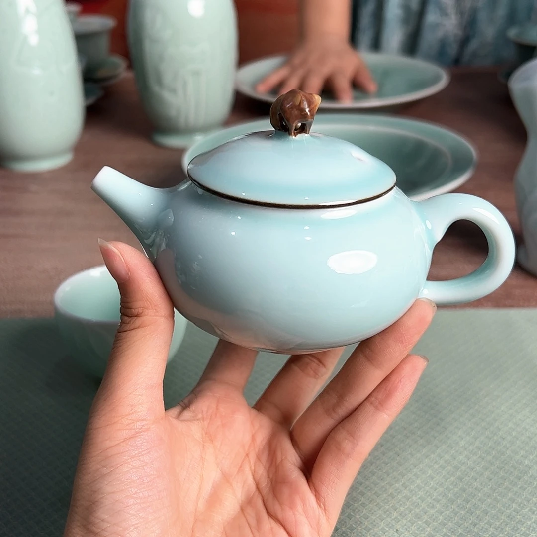 云间青瓷小米茶器龙泉