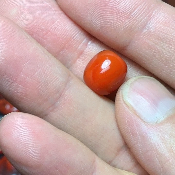 南红玛瑙珠合金木*