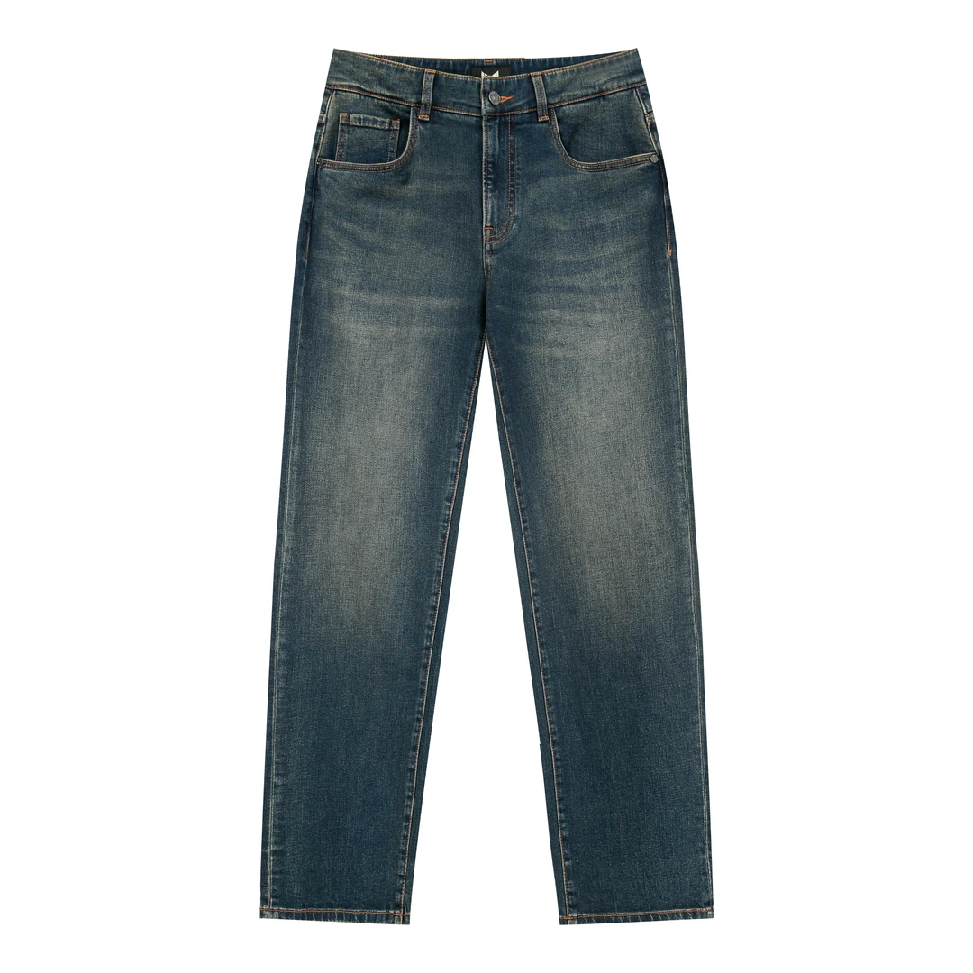 FENDILOR小怪兽25年秋冬款男士牛仔裤F598G753156A