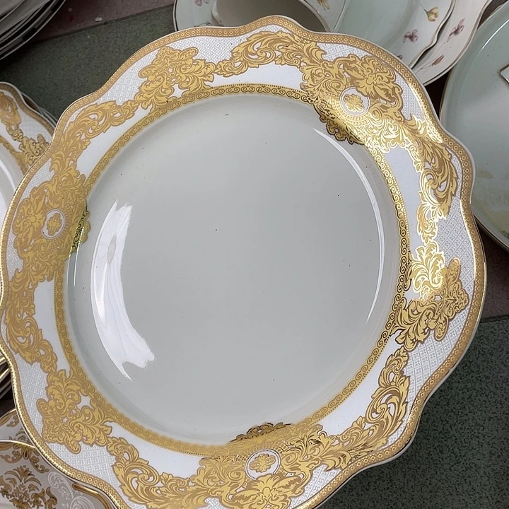 新骨瓷10.5寸2个平盘微瑕完美主义慎拍易碎品不退换