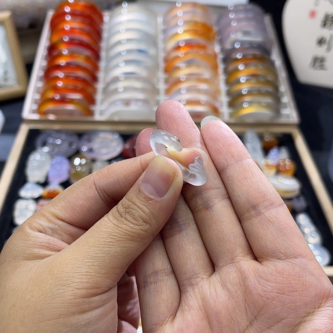 玛瑙/玉髓未镶嵌戒指