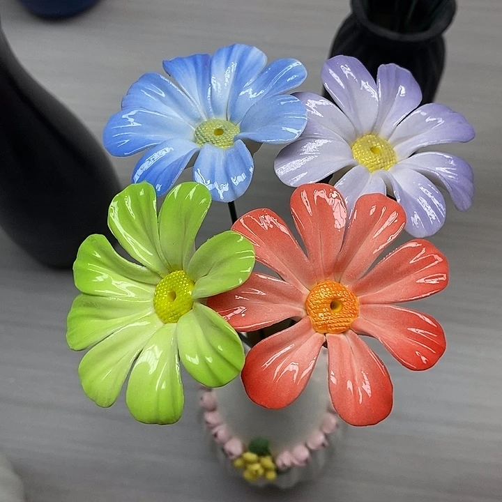 陶瓷陶瓷材料加工4朵