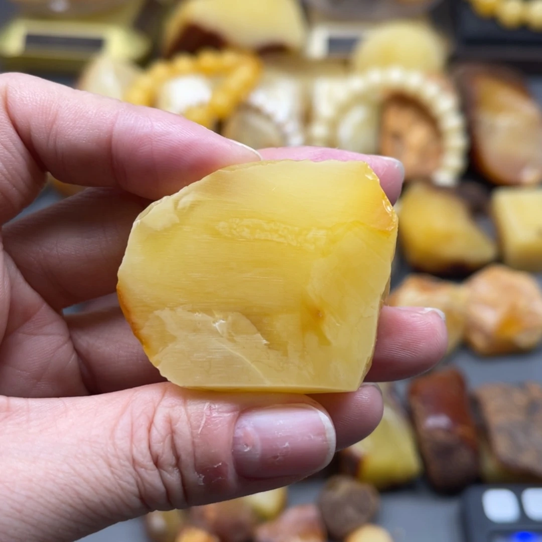 【闪购商品】未镶嵌定制琥珀天然琥珀蜜蜡原石定制