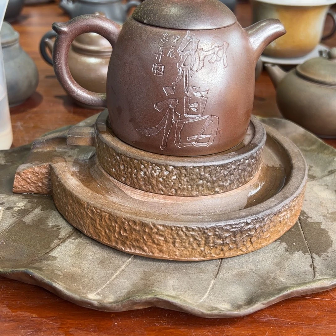 贵台龙窑柴烧茶壶A61