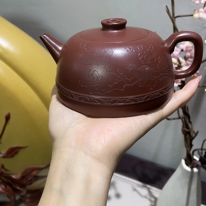 茶壶紫砂全手工打造