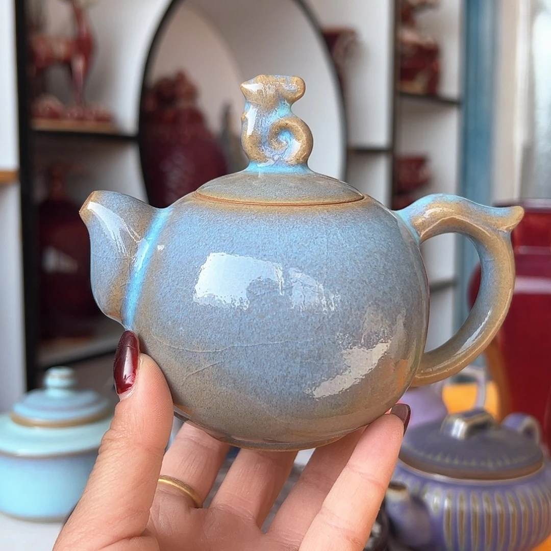 摆件郑家钧窑摆件微